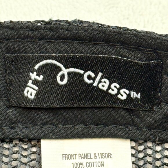 Art Class Butterfly Snapback Meshback Trucker Cap Hat Black - Picture 8 of 11